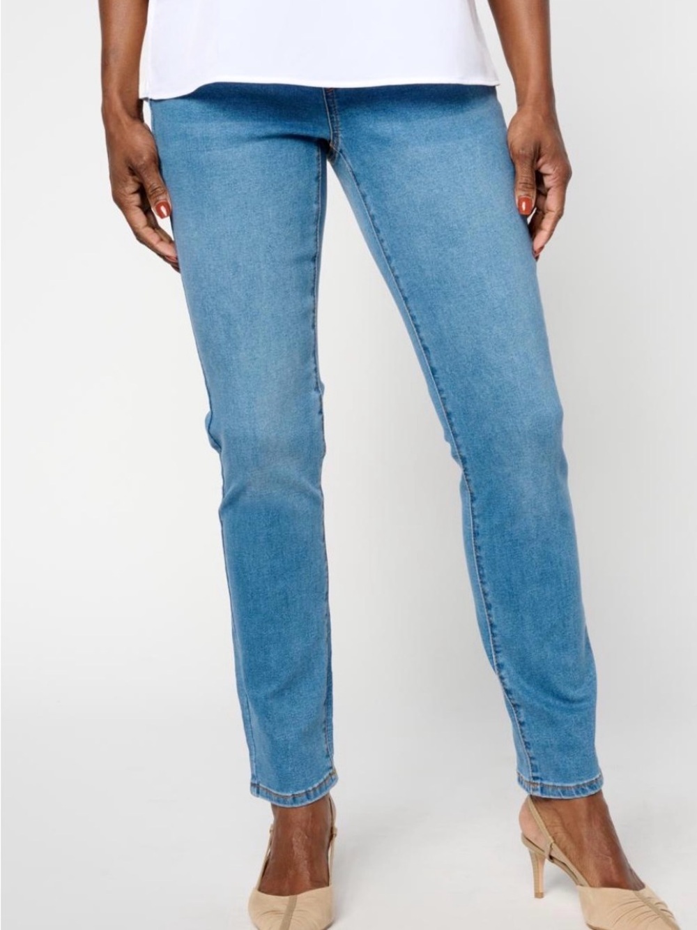 DG2 Legacy Stretch Denim Comfort Waist Jegging Blue Large Tall NWT